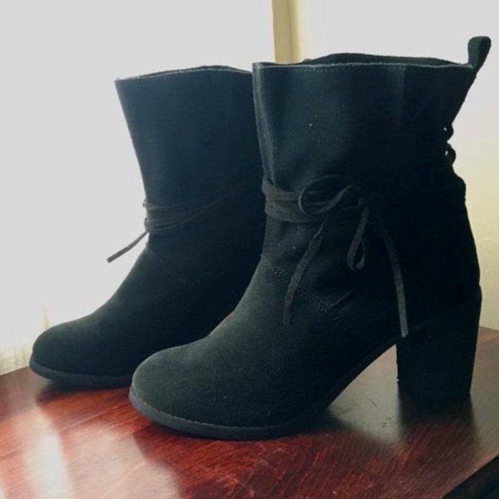 Tom's Women's Black Suede Mila Boot
